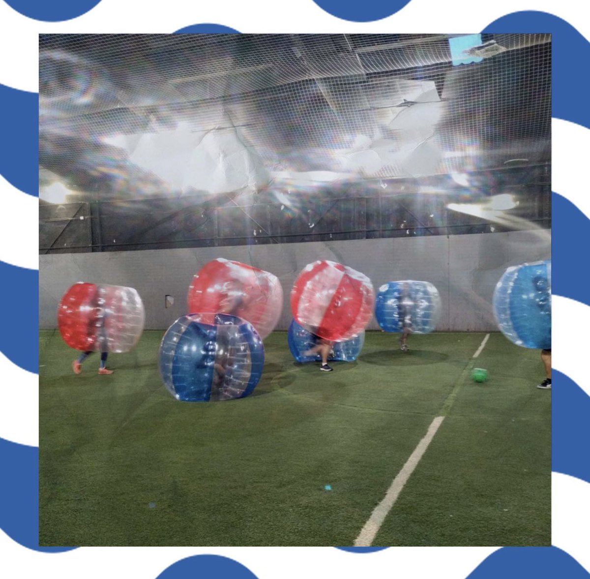 activasur's tweet photo. Si hay algo más divertido que un buen partido de fútbol con tus amigos, podría ser hacerlo metidos en nuestras bolas Bubble Soccer. Tú pones el espacio (mejor si es con césped) y nosotros nos encargamos de todo lo demás.

#activasur #animacion #hinchable https://t.co/OMS7v2X5iG