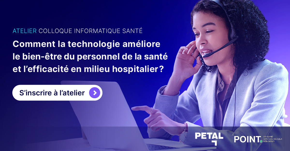 Lors du Colloque Informatique Santé, nous vous invitons à participer à l’atelier «Comment la #technologie améliore le bien-être du personnel de la santé et l’efficacité en milieu hospitalier? Le Centre de communication 2.0: un élément clé!» 
🙋Inscription:groupelepoint.zohobackstage.com/informatique-s…