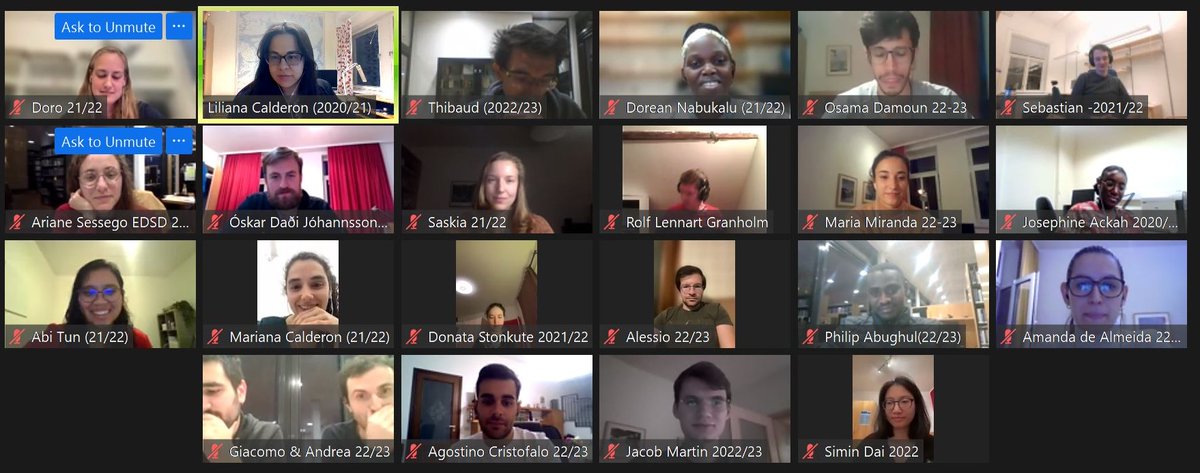 2nd EDSD 2020:2023 meeting. Nice way to provide inter-cohort support and wish you a wonderful and fruitful time in Barcelona <a href="/CEDemografia/">CED Barcelona</a>, after successfully completing the preparatory courses in Rostock <a href="/MPIDRnews/">MPIDR</a>