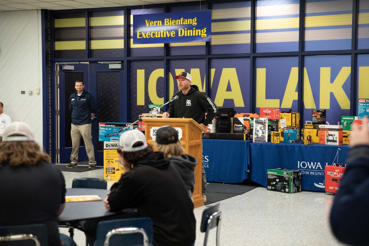 Congratulations to our Construction Technology program for winning the One In A Million Tool Giveaway held by RR Buildings. Over $13,000 in tools will help our students and program for years to come! #LakerProud