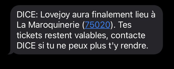 lovejoyfrance's tweet photo. Le concert à Paris change de salle ! 
Il sera dans la salle La Maroquinerie !

Cette salle est plus grande que la première annoncée :) https://t.co/Q1l0ZExWcu