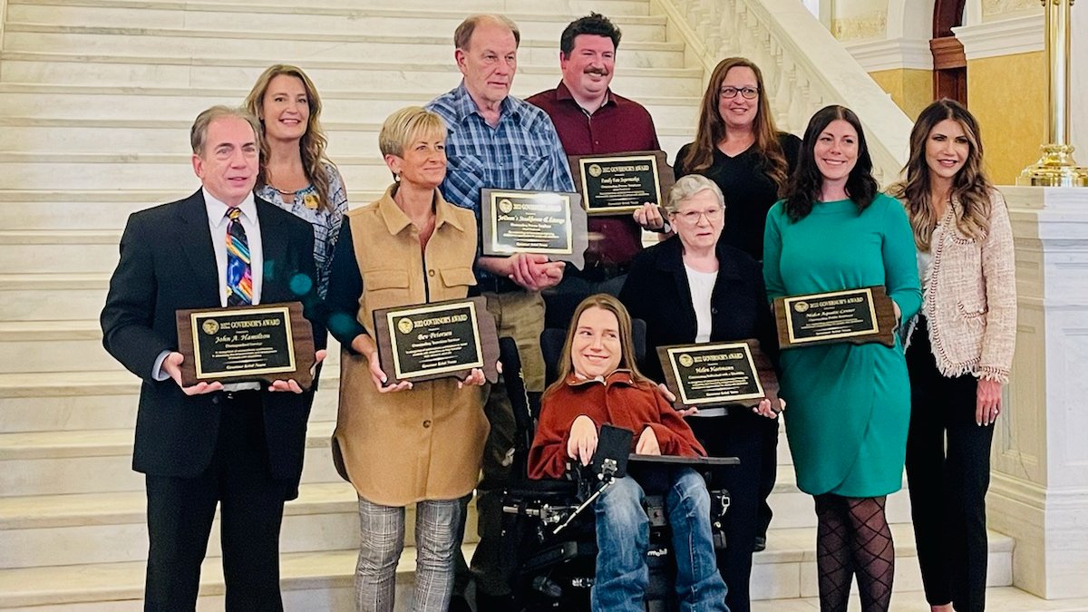 SDHumanServices's tweet image. Had the privilege of recognizing this outstanding group of individuals and businesses today at the 2022 Governor&apos;s Awards.