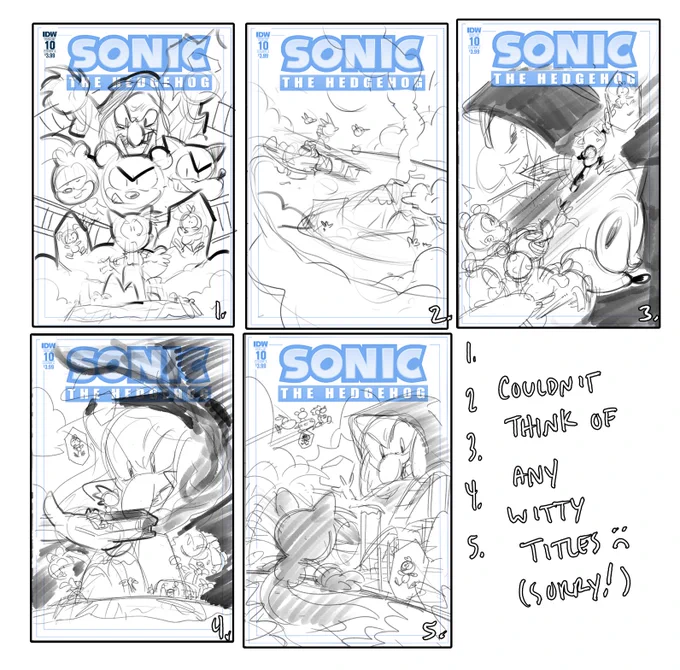 Forgot to post the thumbs!  Partial to 4, but I'm glad I didn't have to draw the Tornado from that angle. 