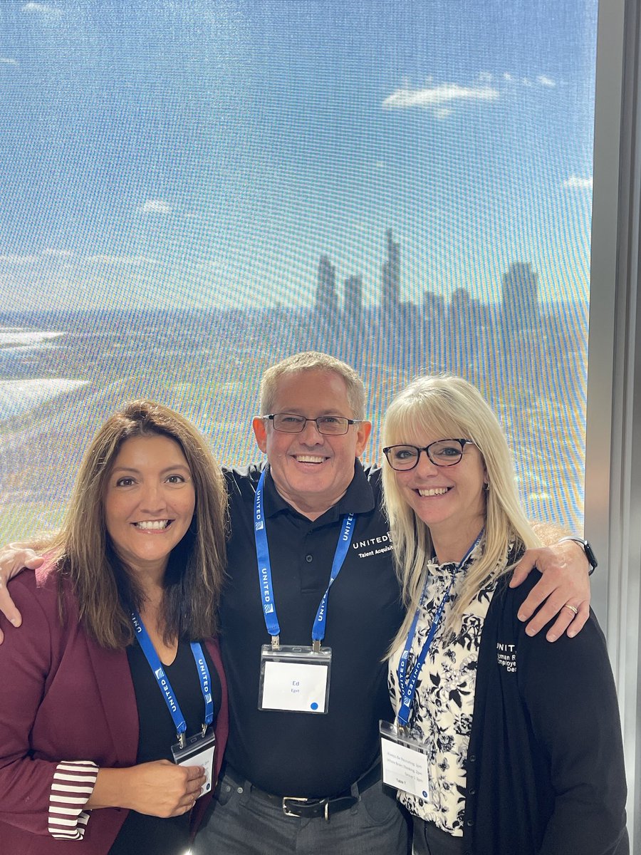 So great to see my former HR team members from Denver at the United Airlines HR conference in Chicago. These ladies are amazing and I miss seeing and working with them everyday. Two rockstars!