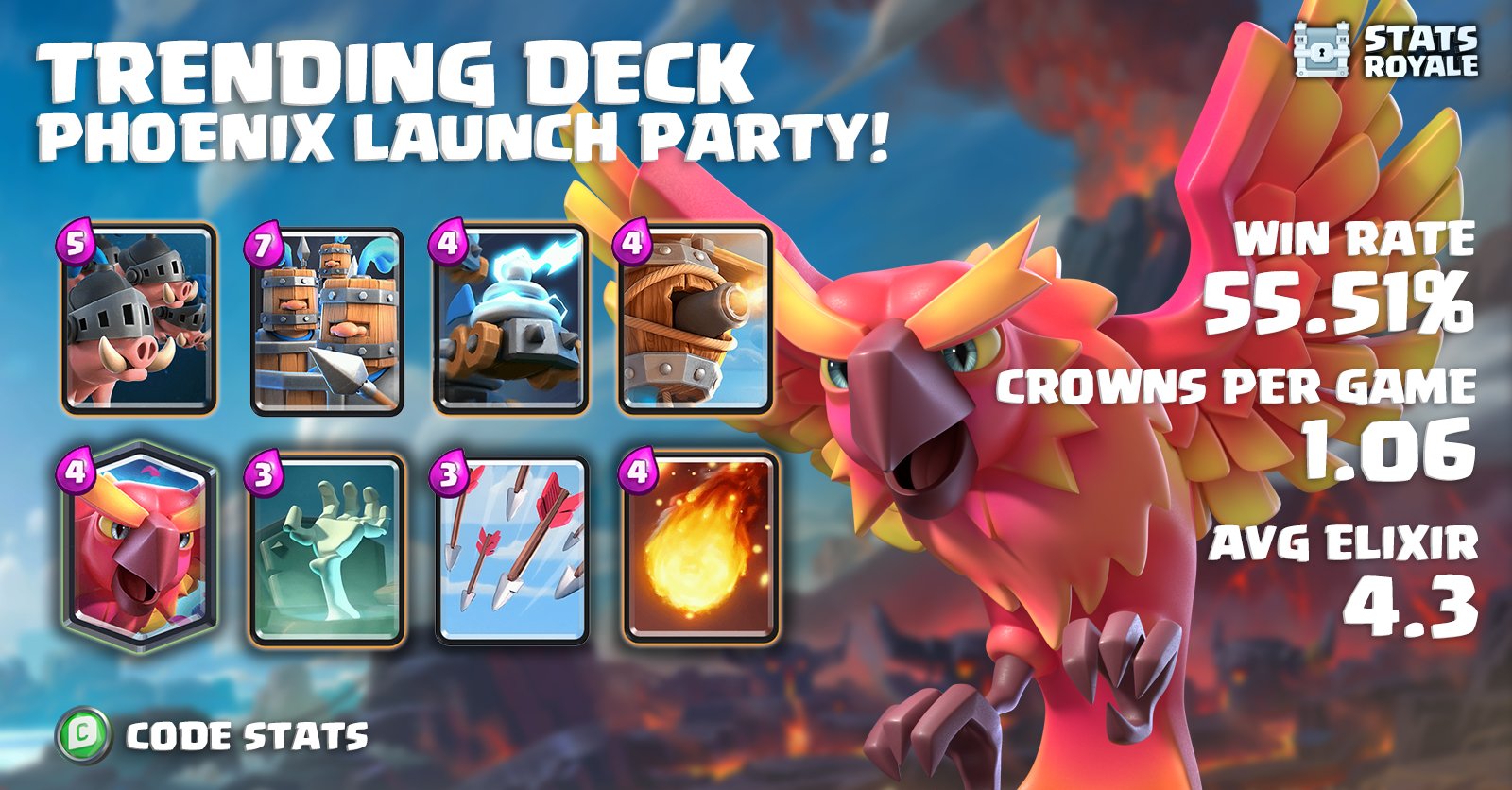 BEST DECK for MONK LAUNCH PARTY! — Clash Royale
