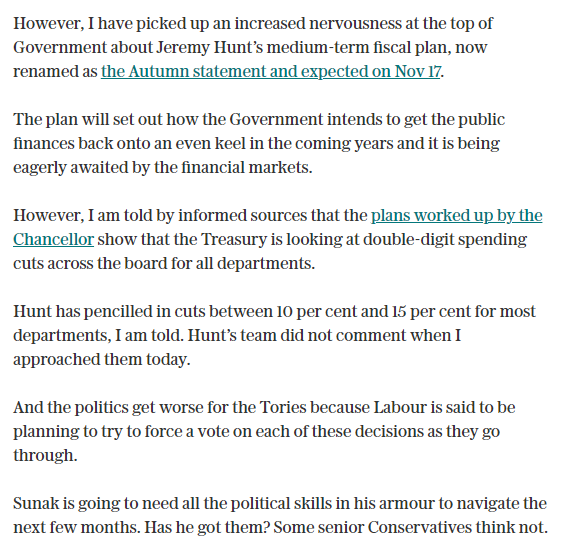 Is this why Rishi Sunak looked so glum when he became Prime Minister yesterday? He knows what comes next ... (This is an excerpt from my Chopper's Politics newsletter. Sign up for free here: telegraph.co.uk/politicsnewsle…)