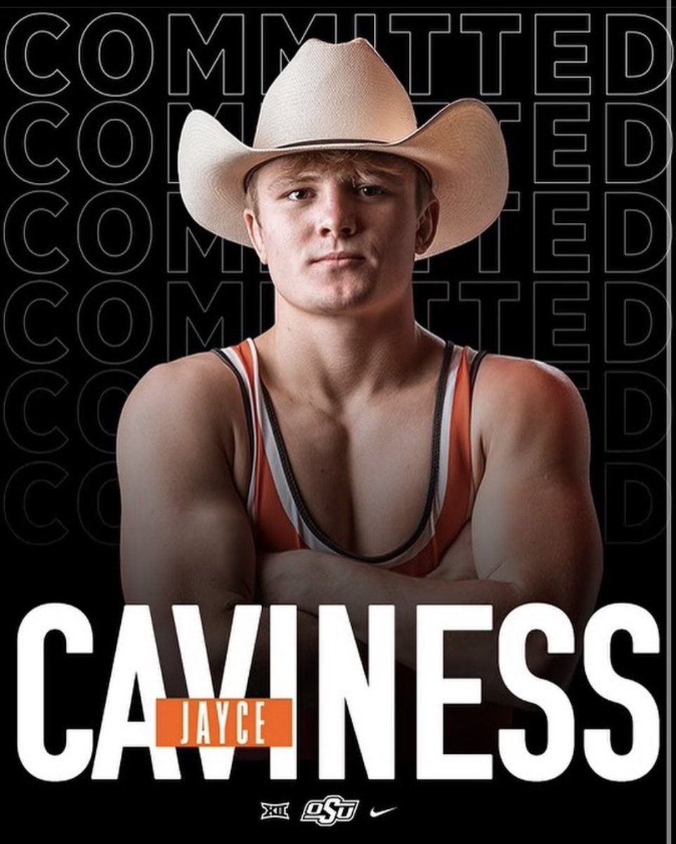 Congrats to Jayce Caviness and his family. We are proud of you. <a href="/CowboyWrestling/">OSU Cowboy Wrestling</a> #TulsasFinest #staygold <a href="/o__wrestle/">Oklahoma Wrestling</a> <a href="/APSWrestle/">nikewrestling</a>