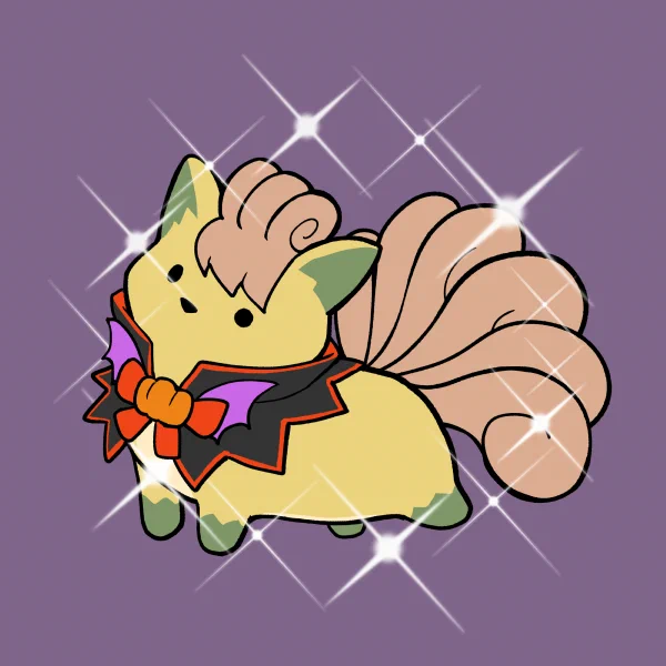 襟飾りをつけたろこん。リクエストありがとうご!リクエストはこちらにお願いしま。 