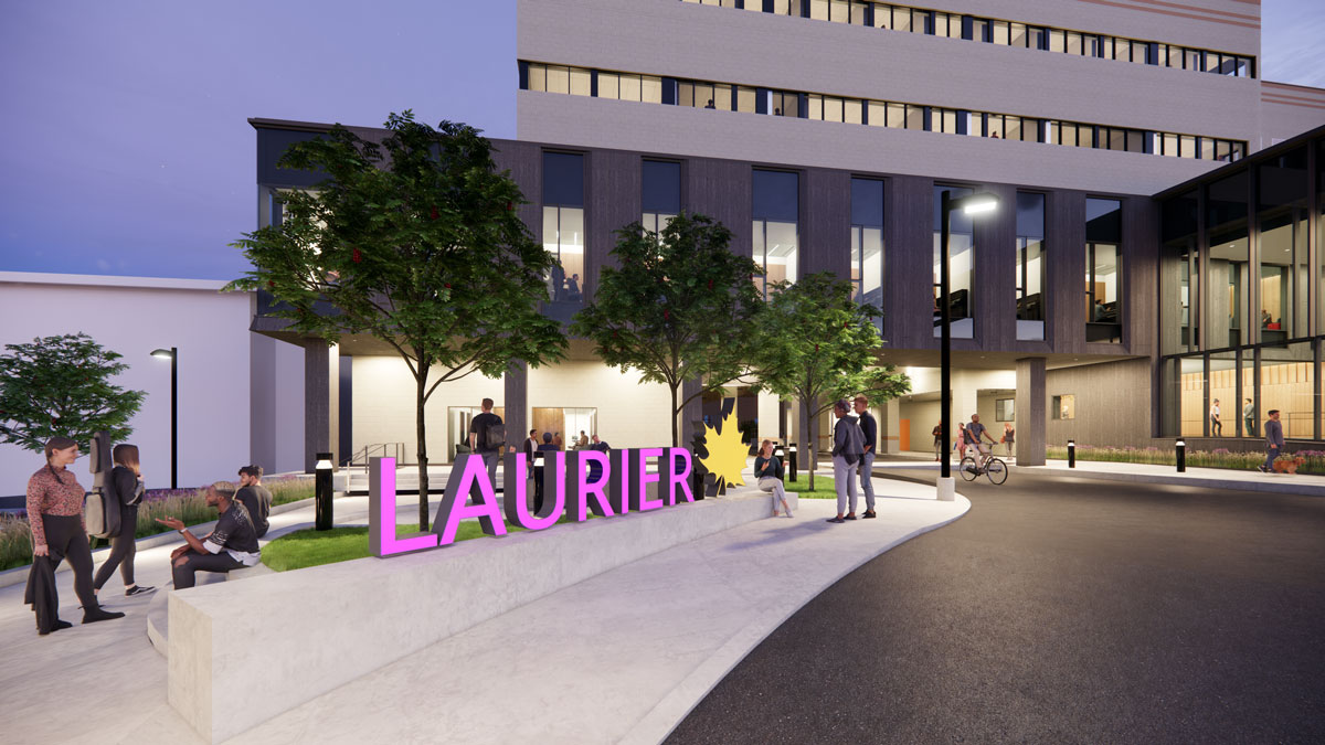 Laurier's tweet photo. #MakingSpaceForMusic: Give to the campaign and find 360 panoramic renderings of the front of the new Savvas Chamberlain Music Building, the lounge of the Carruthers Practice Studios, and the Savvas Chamberlain Family Foundation Lobby: https://t.co/7MHTkjsyac | @LaurierMusic https://t.co/uUNm8oogeI