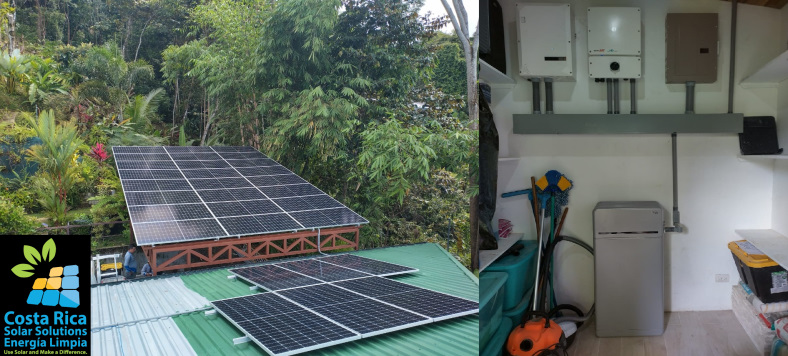 CRSSTeam's tweet photo. Costa Rica Solar Solutions has a new client enjoying solar energy and energy storage! https://t.co/aoQYRXTCdM