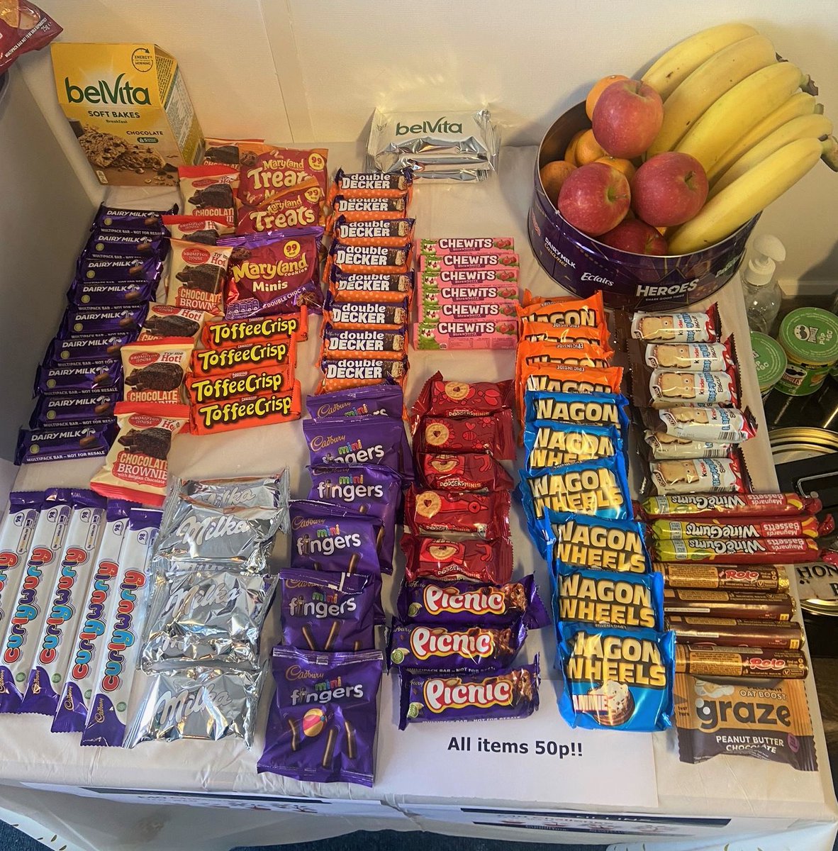 BQI_Insurance's tweet photo. To continue the August celebrations, we indulged in our very own office Tuck Shop, all in the aid of charity of course raising an impressive £132! 🍬🍫🍭

https://t.co/qBsoExbzom

#CharityFundraiser #InsuranceBroker #IndependentBroker #ConstructionIndustry #UKBroker https://t.co/xAOfBSOip7