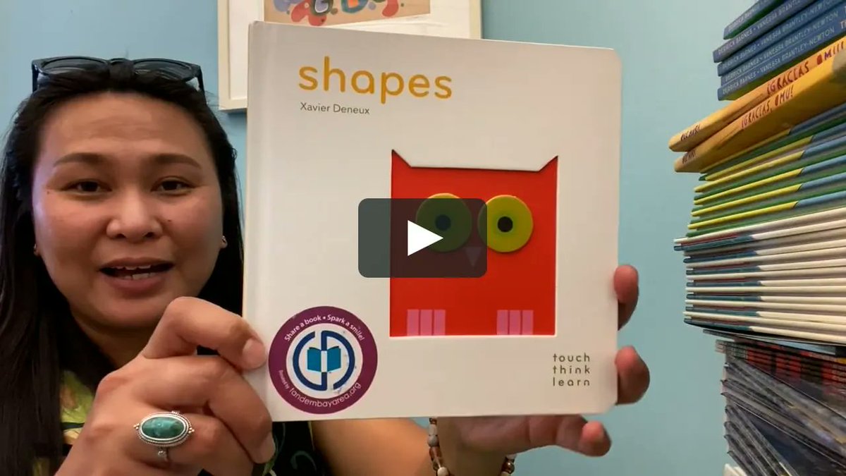 buff.ly/3Eqvp9x Raised shapes and cutouts encourage children to interact with this book! See each shape in two different ways: the shape on it’s own and again in some real world context. Published by Chronicle Books. #TandemStorytime #BooksBringUsTogether