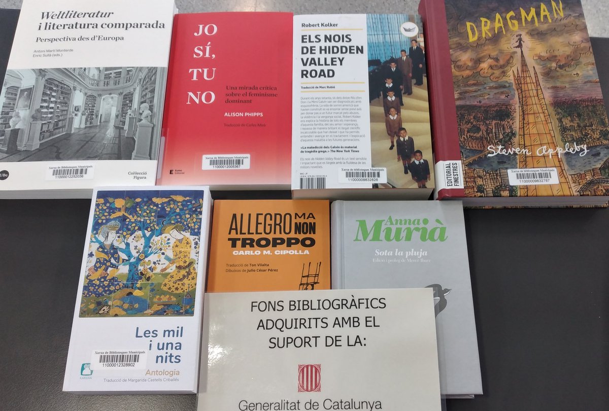 bnavarclessv's tweet image. 📚Novetats 📚 Novetats 📚 Novetats📚 ...i moltes més:  les millors novetats del mercat a la vostra biblioteca. 😊 
Amb el suport #OSIC @cultura_cat @CulturaCCentral  #OSICNavarcles @ajnavarcles @bibliotequesXBM