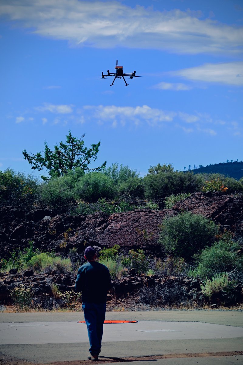 Check out team member Thomas Brinkoetter working with a drone last year at the Hat Creek Radio Observatory!