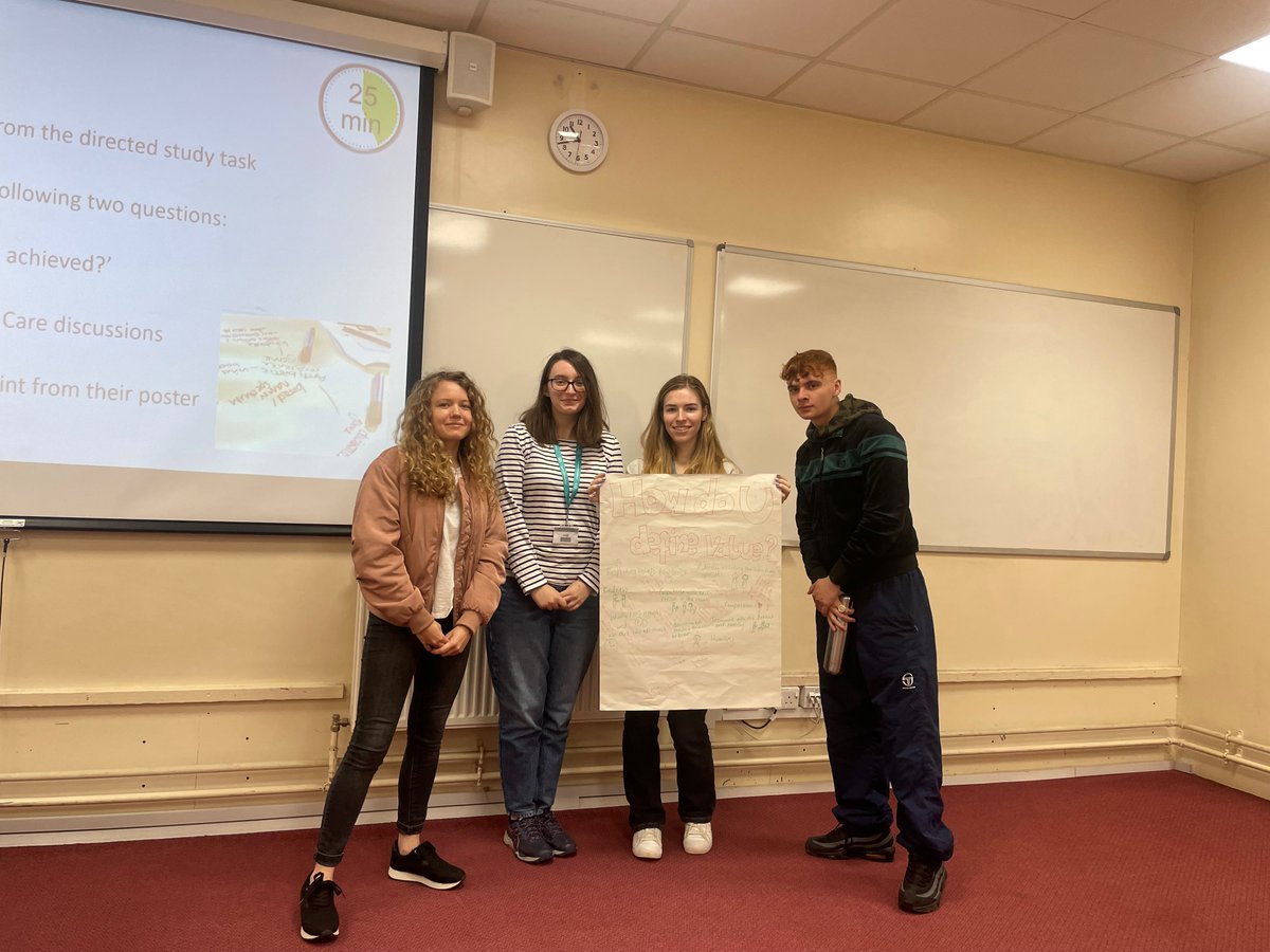 OT_UEA's tweet photo. Some more pictures from this morning's Foundations of Professional Practice workshop for OT, PT, SLT and ODP year 1 students on the topic of sustainability and value based service delivery #interprofessionalworking @UEA_Health https://t.co/AUQguPAUWn