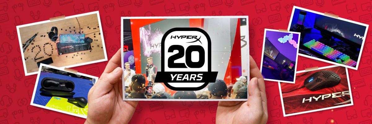 HyperXAnz's tweet photo. Introducing our new HyperX 20 Years Social banner!
Thanks to @Chul00p4, @stvnplayer1, @KnotCordae, @blakey_nz and @CannonFodderJnr for contributing!
Check it out on our social profile now. #HyperX20Years https://t.co/LfBEAjQ0Wh