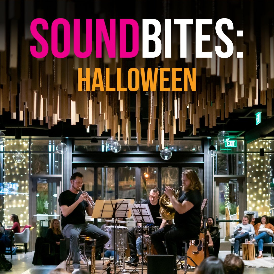 Don't miss our new Soundbites: Halloween event on Oct 28 in collaboration with @TC_Seattle This Symphony Club member event will feature a special performance created by Seattle Symphony musicians, drinks, and a costume contest. Visit bit.ly/3D8TkIp to learn more.