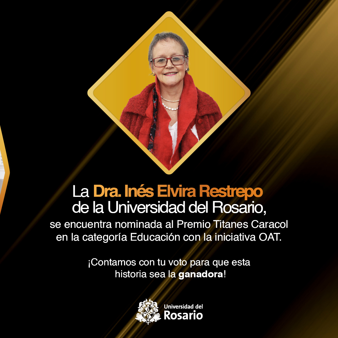 #OrgulloRosarista la Dra. Inés Elvir restrepo ha sido nominada en <a href="/TitanesCaracol/">Titanes Caracol</a> por su lucha por los derechos de inclusión de las personas y sus familias, una misión que lleva en el corazón. Conoce su historia y vota por su proyecto en Titanes Caracol. titanes.noticias.caracoltv.com/nominado/ines-…