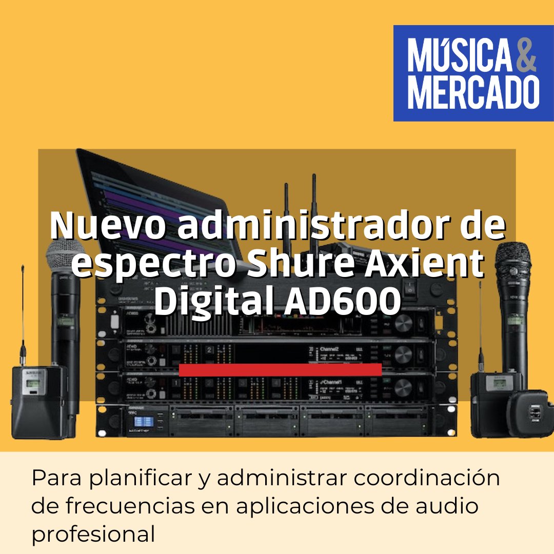 musicay_mercado's tweet image. Shure continúa con su legado de soluciones inalámbricas de alto nivel con el lanzamiento del administrador de espectro Axient Digital AD600. Todos los detalles en el link.
mla.bs/3098423c 

@shure #shure #shureaxient #axient #audio #proaudio #ad600 #wireless #digitalaudio
