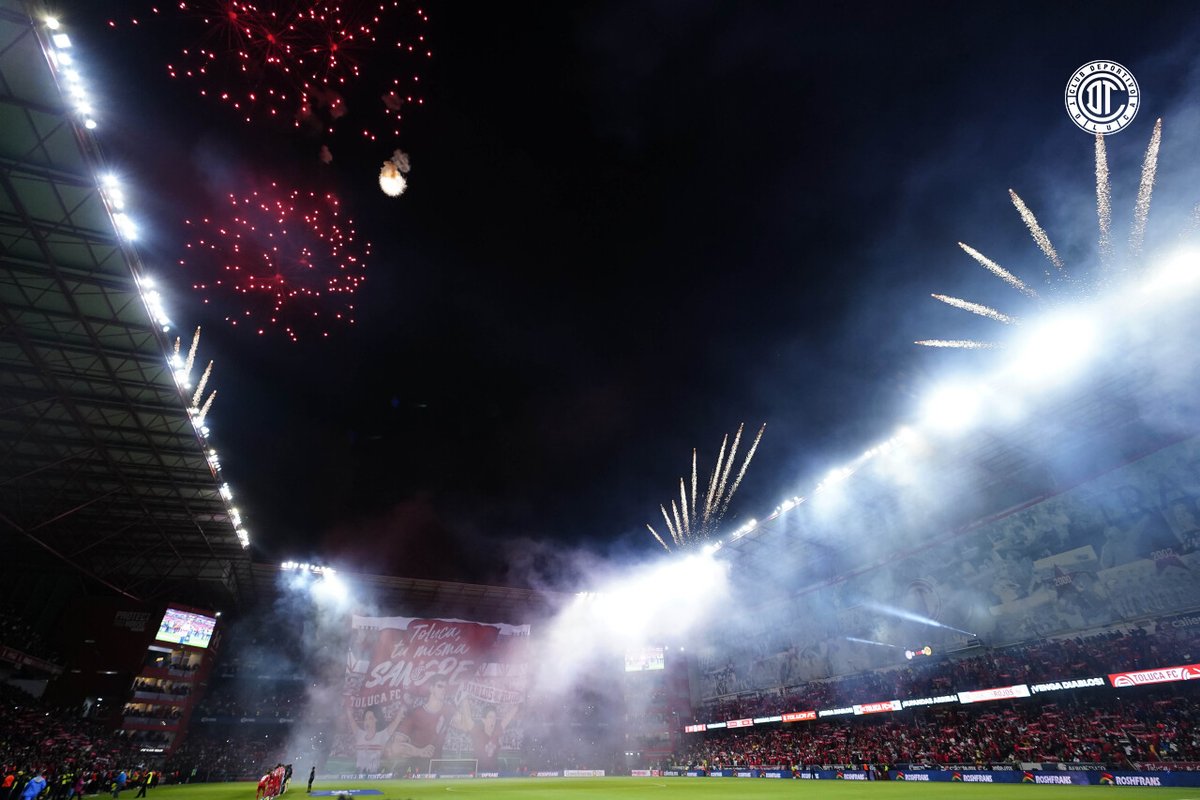 TolucaFC's tweet photo. 💥🏟 | 𝙈𝙖𝙣̃𝙖𝙣𝙖 𝙧𝙚𝙜𝙧𝙚𝙨𝙖𝙢𝙤𝙨 𝙖 𝙘𝙖𝙨𝙖.

¡Que sea una noche mágica en compañía de la mejor afición! 𝙅𝙪𝙣𝙩𝙤𝙨 𝙡𝙤 𝙡𝙤𝙜𝙧𝙖𝙧𝙚𝙢𝙤𝙨. 👹👊🏼

#Estadio𝗡𝗲𝗺𝗲𝘀𝗶𝗼𝗗𝗶𝗲𝘇 https://t.co/bPjOjEEnED