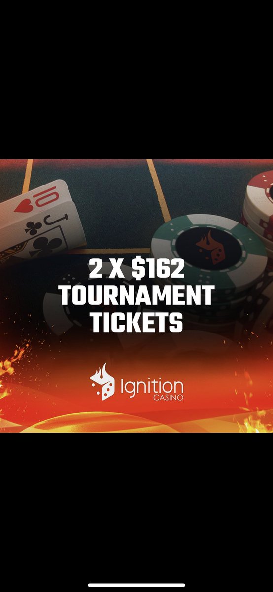 Giving away 2 $162 tickets to the new and improved $210k GTD event on Ignition this Sunday!

To Qualify: 🔽 
Like and Retweet
Follow me and <a href="/IgnitionCasino/">Ignition Casino</a>
Tag two friends in the comments

Winners will be chosen on Friday, October 28th. (1 Twitter, 1 IG) 🎉

 #IgnitionPartner