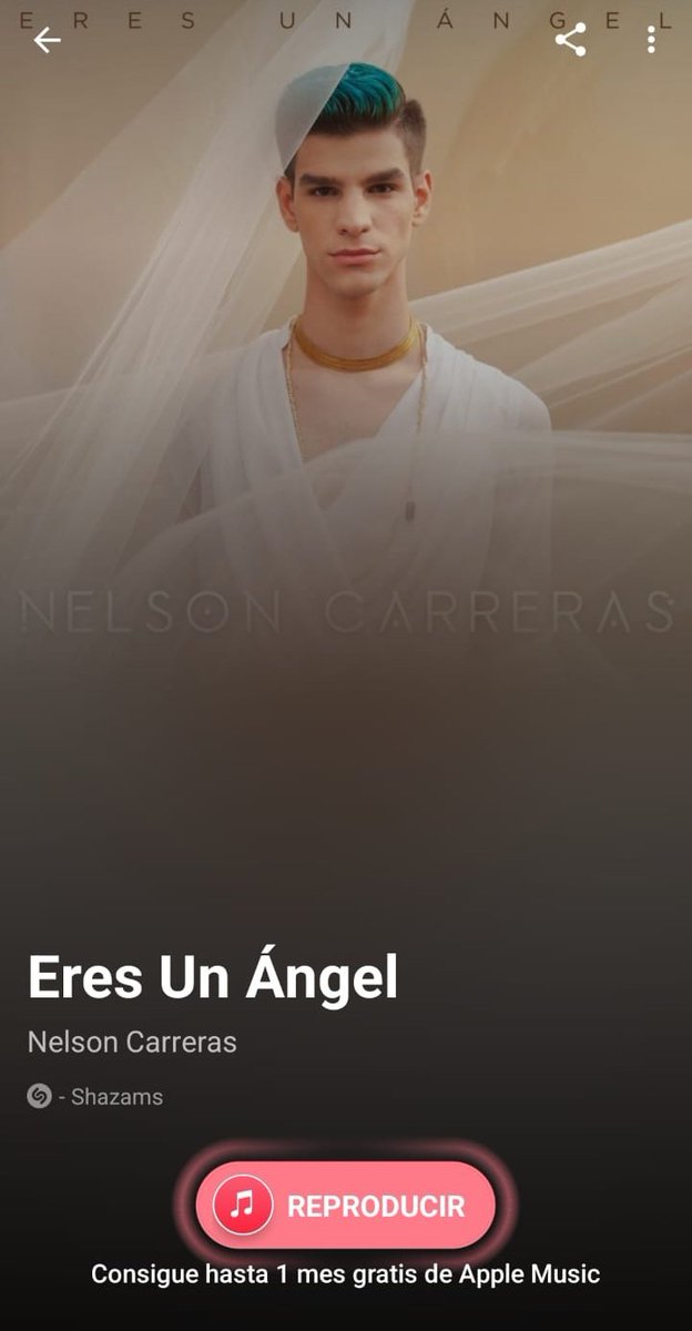 🚨 || #EresUnÁngel en SHAZAM!!

Ya puedes shazamear la canción con el preview del video. Recuerda que en dispositivos Android se puede hacer ilimitadamente y en dispositivos Apple solo una vez diaria

Si tienes dudas, puedes ver
nuestros tutoriales, que dejaremos abajito 👇🏼