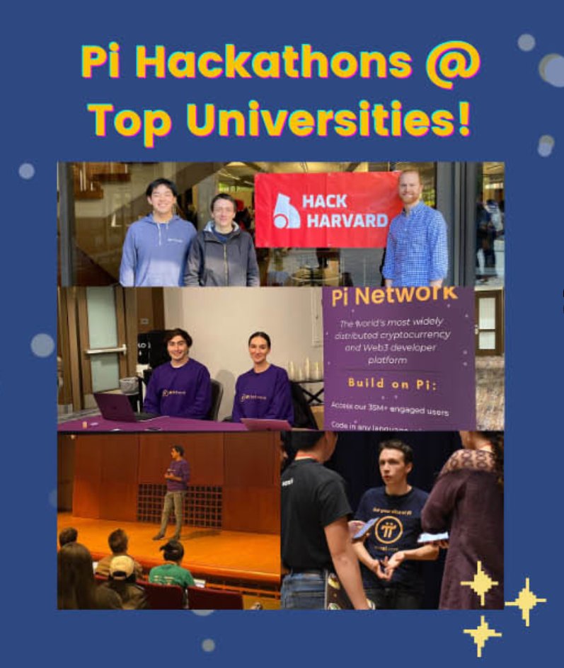 PiNewsMedia's tweet photo. 1/2 📊 good news, it's just updated on the APP screen

The Pi Core team participated in three hackathons at Harvard, Cornell, and UC Berkeley to meet new developers.  We have the perfect opportunity to introduce the Pi platform... https://t.co/g91RDOb3WS
