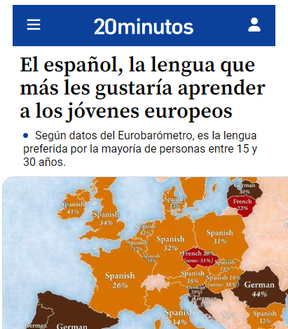 CCivicaCatalana's tweet photo. El español, esa lengua cada vez más valorada en todo el mundo excepto dentro de España. https://t.co/9eCms3S82r