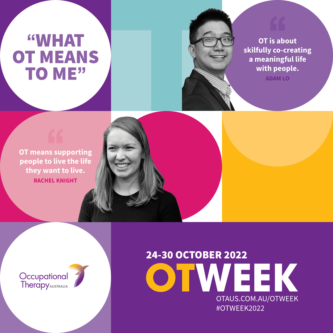 'Occupational Therapy (OT) means supporting people to live the life they want to live. It's about cultivating our own unique story and being a meaningful part of others stories.' - RMH Occupational Therapist Rachel Knight. What does OT mean to you? #OTWeek2022 @otaust