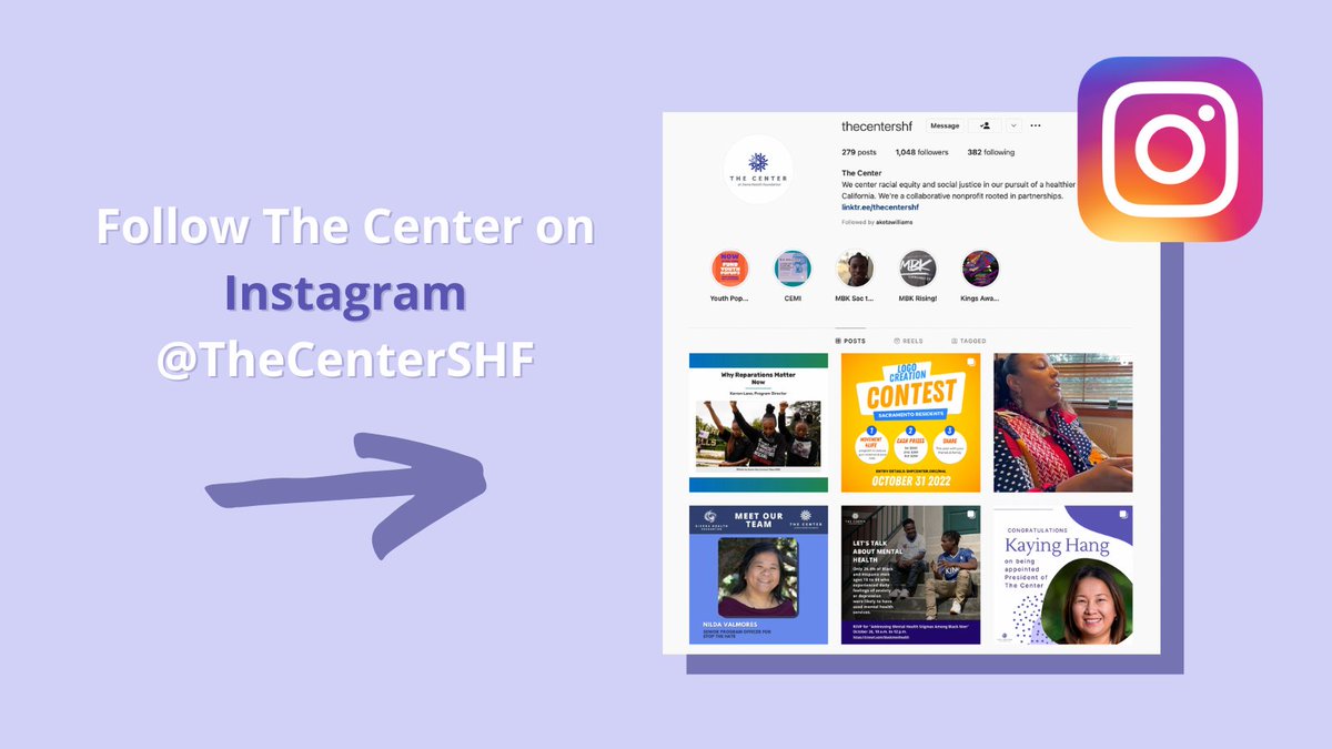Are you following <a href="/TheCenterSHF/">TheCenter</a> on Instagram? The Center shares news updates, funding opportunities and key partner updates. Stay up to date on what The Center and its partners are doing to make a healthier #California. instagram.com/thecentershf/