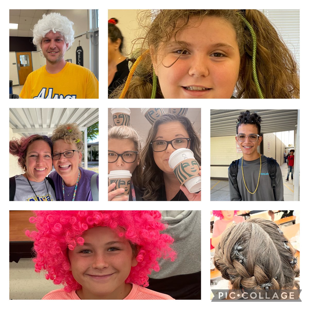 AlvaRamblers's tweet photo. More crazy fun at The Alva School. Red Ribbon Week is making our hair do crazy things! #AlvaStrong https://t.co/WOyeVoQ120