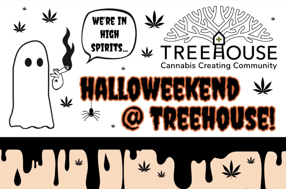 Treehouse_SC's tweet image. 🎃 Happy Halloweekend, from our spooky spirits to yours!! 🎃 

We got HELLA fun lined up for your Halloween party needs on 10/28, 10/29, 10/30, and yes 10/31!! 💰😉 👻 

Come spin our wheel to test your fortune 🤫  🔮 ✨

 Don't miss out!!
