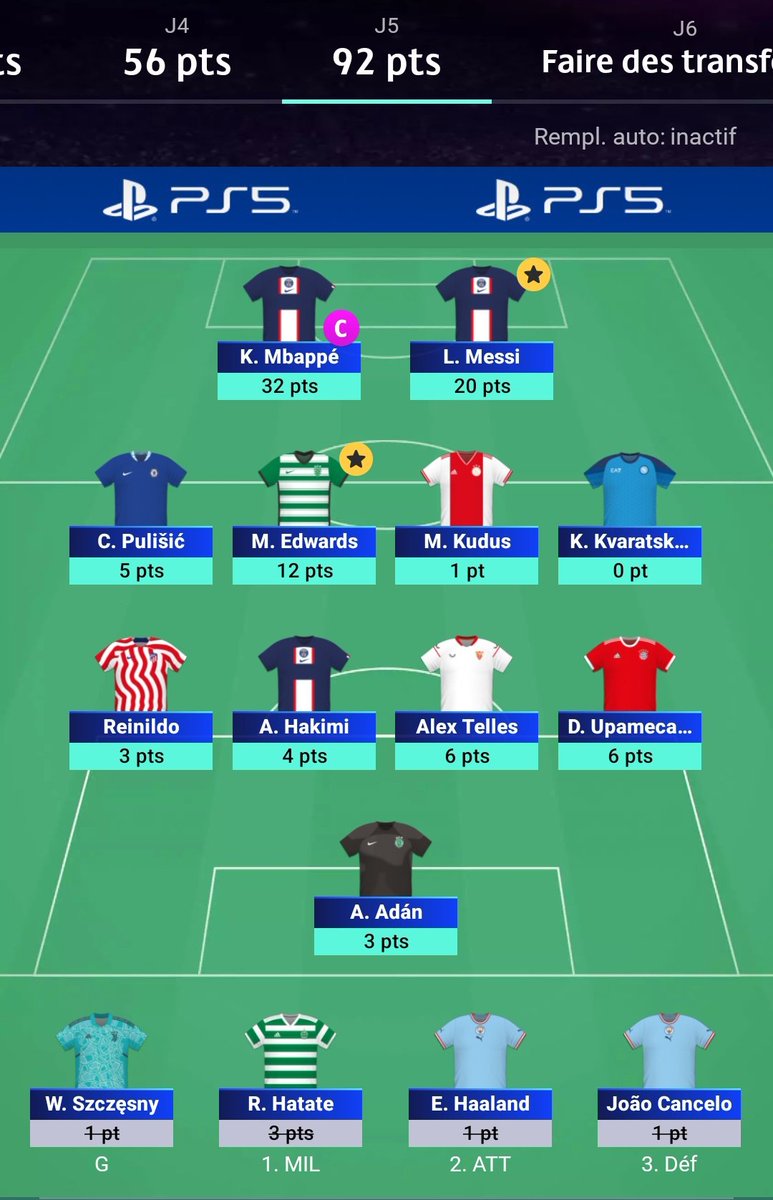Benmohamed31Dz's tweet photo. #UCLfantasy #MatchDay_5 review :
92 point all out ๐
Last Rank ๐ 7800
New rank ๐ 2375
Shout out to #fantasy_comunity โ๏ธ๐ซ https://t.co/yfSePAIE0R
