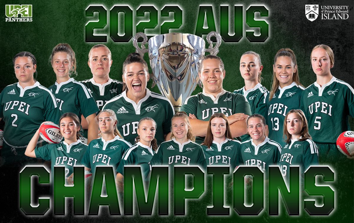 YOUR 2022 <a href="/AUS_SUA/">Atlantic University Sport</a> CHAMPIONS!🏆

THE UPEI PANTHERS!!!👏

#GoPanthersGo | #Rugby | #Champions