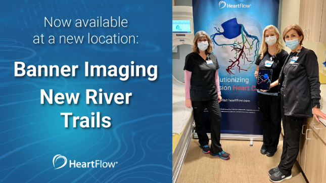 Congratulations to @BannerHealth for making #HeartFlow available at a second location in their health system! Thank you for all you do to help advance precision #heartcare.