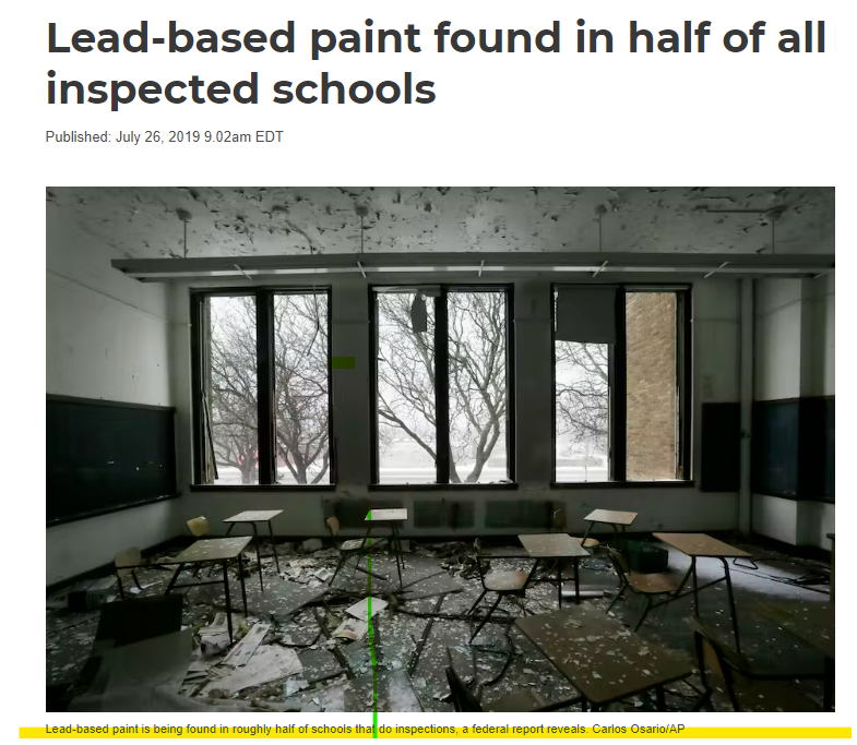 sensibilisesse's tweet photo. @townhallcom If this disgusting unhinged dimwit wants to go there, she better speak about asbestos, lead paint &amp; lead pipes not to mention the toxic fkg food in the schools People pay egregious property taxes for schools and the politicians  'mismanage' the funds for decades. 
Hey Joe https://t.co/B2EO9voOUy