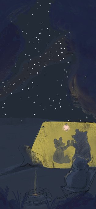 「キャンプファイヤー 夜空」のTwitter画像/イラスト(新着)
