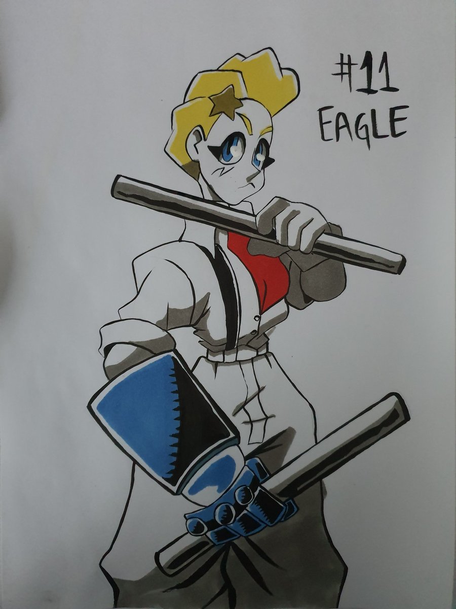 Lemuzaurio's tweet photo. #inktober #inktober2022 #eagle #streetfighter #palos #macanas #vergazo https://t.co/zoy5Aooqi7