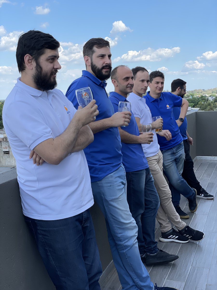 serfe's tweet photo. Serfe turns 19!
Last week, we celebrated the anniversary of our company by sharing a barbecue with all our team members.
Weβve been providing customized solutions to our clients around the world over these 19 years!!
#serfeteam #Serfe #workanniversary https://t.co/m6qusLWXBc