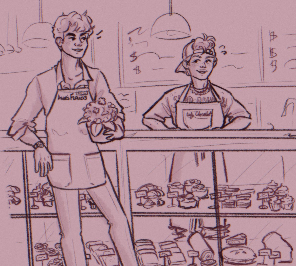 AUs I don't tend to care about are different when they have my oc in them 