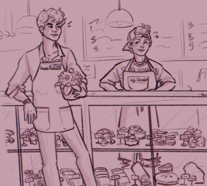 AUs I don't tend to care about are different when they have my oc in them 