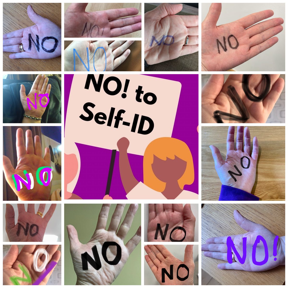 WomensRightsNet's tweet image. We stand in solidarity with our Scottish Sisters self ID affects us all. Self ID will enable predators to take advantage of women and children.
We say NO!#ThisIsMyNo #NoToSelfID #NoMenInWomensSpaces #WomenWontWheesht
