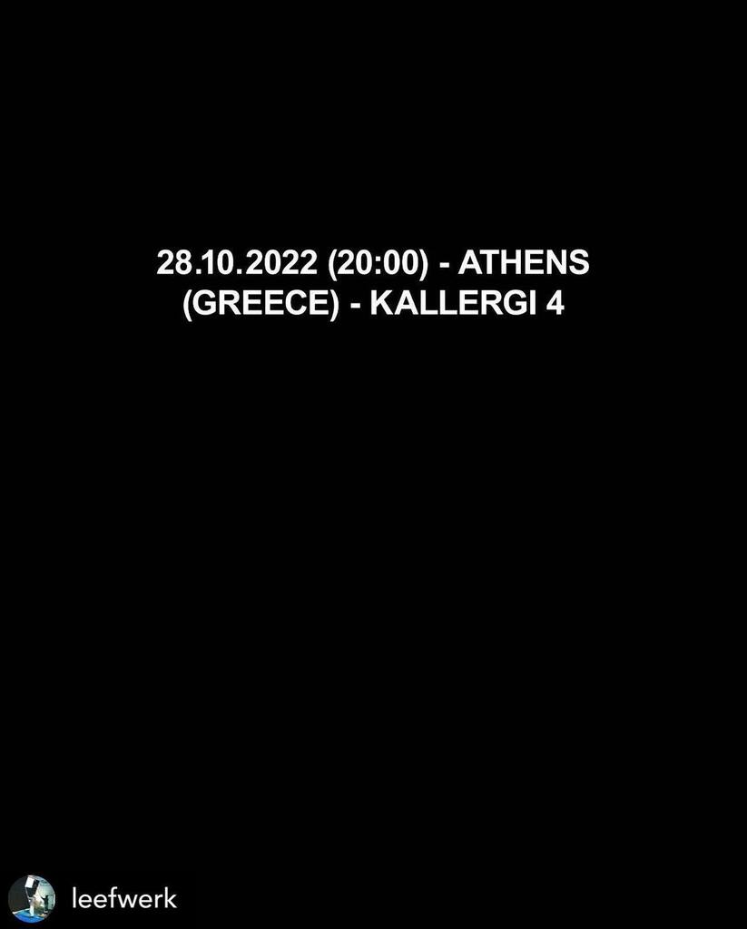 KallergiFour's tweet photo. 🖤 @leefwerk We were looking for the right space to organize the performative gathering we our touring with. A place that, especially here in Athens, feels important because we spent quite some time in this city, discovering our collaboration has the … https://t.co/14scA0YZjG https://t.co/D3rCff42Z4