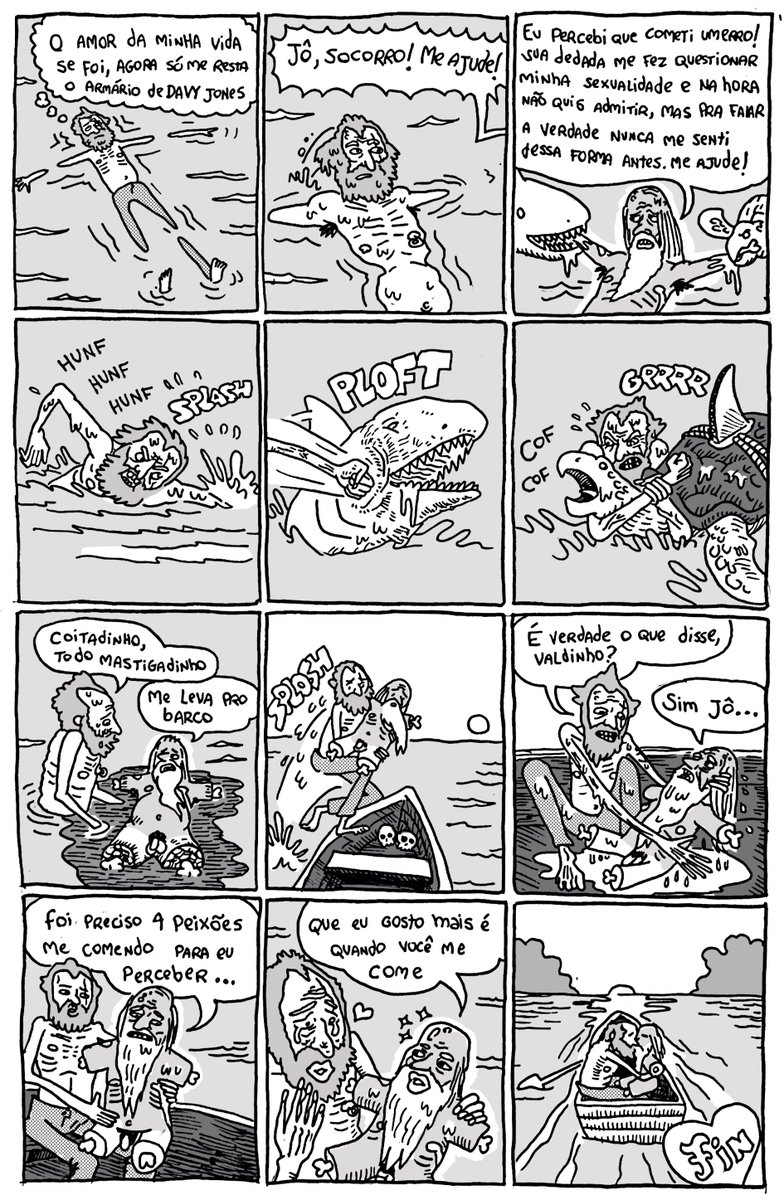 mofoart's tweet photo. Você também já pode apreciar essa obra de amor entre dois marujos-canibais do mar ❤️ https://t.co/SkkeudDFs0