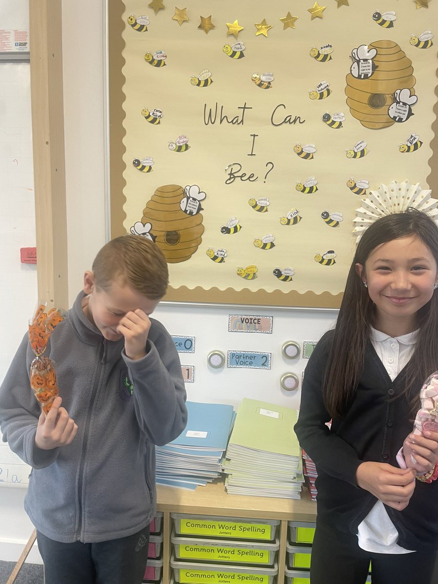 MissAnderson002's tweet photo. P6B star ⭐️ witch and wizard, met all their success criteria today! Well done you pair #stars #celebratesuccesses #learningtolearn https://t.co/vMyBHiFvMN