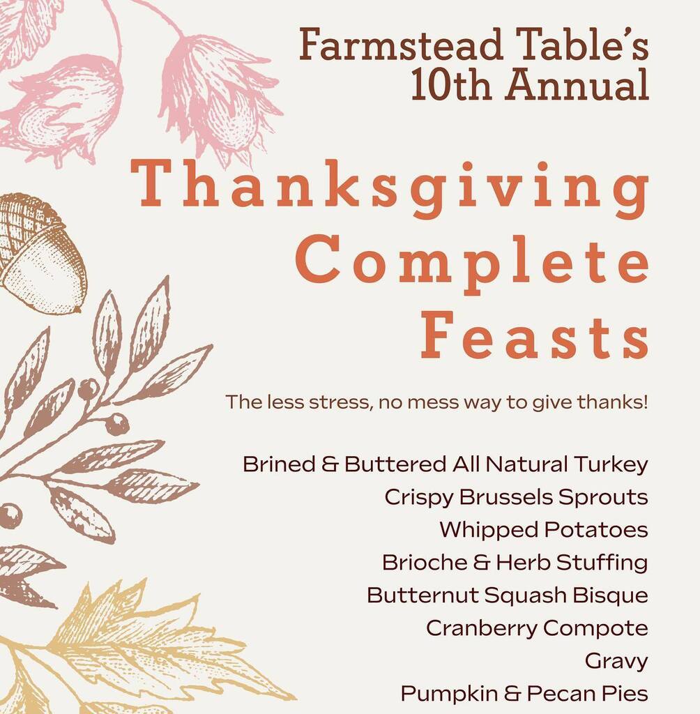 FarmsteadTable's tweet photo. They’re back! Save yourself some time, and enjoy some extra wine this year- we’ve got your table covered! Order today through Nov. 16th, pick-up Wednesday Nov. 23rd. Call for pricing/details! 617-928-6000 https://t.co/uAuqg3G0Nt https://t.co/sUGgLG7F4f