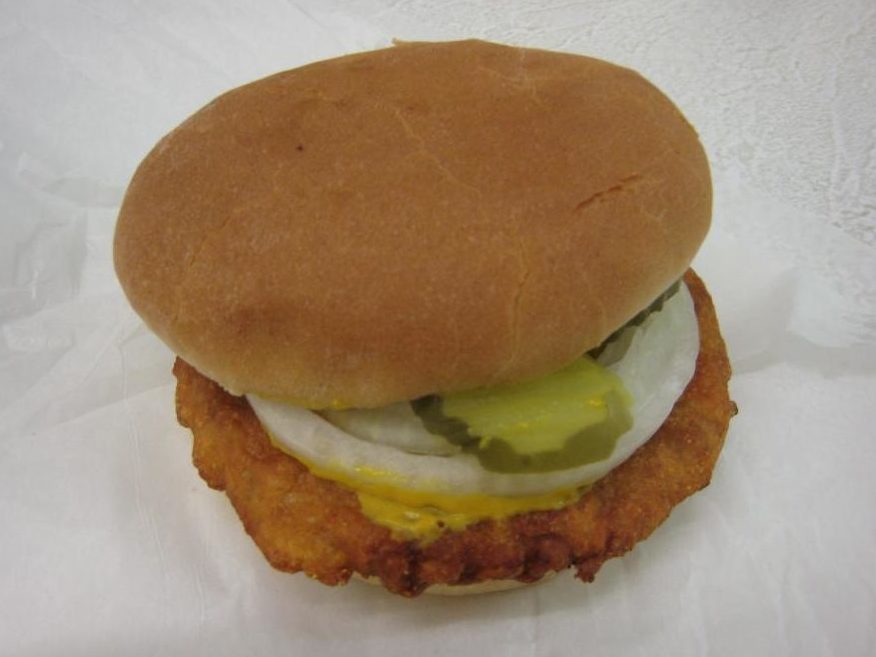 Fried pork chop sandwich (Butte, Montana)