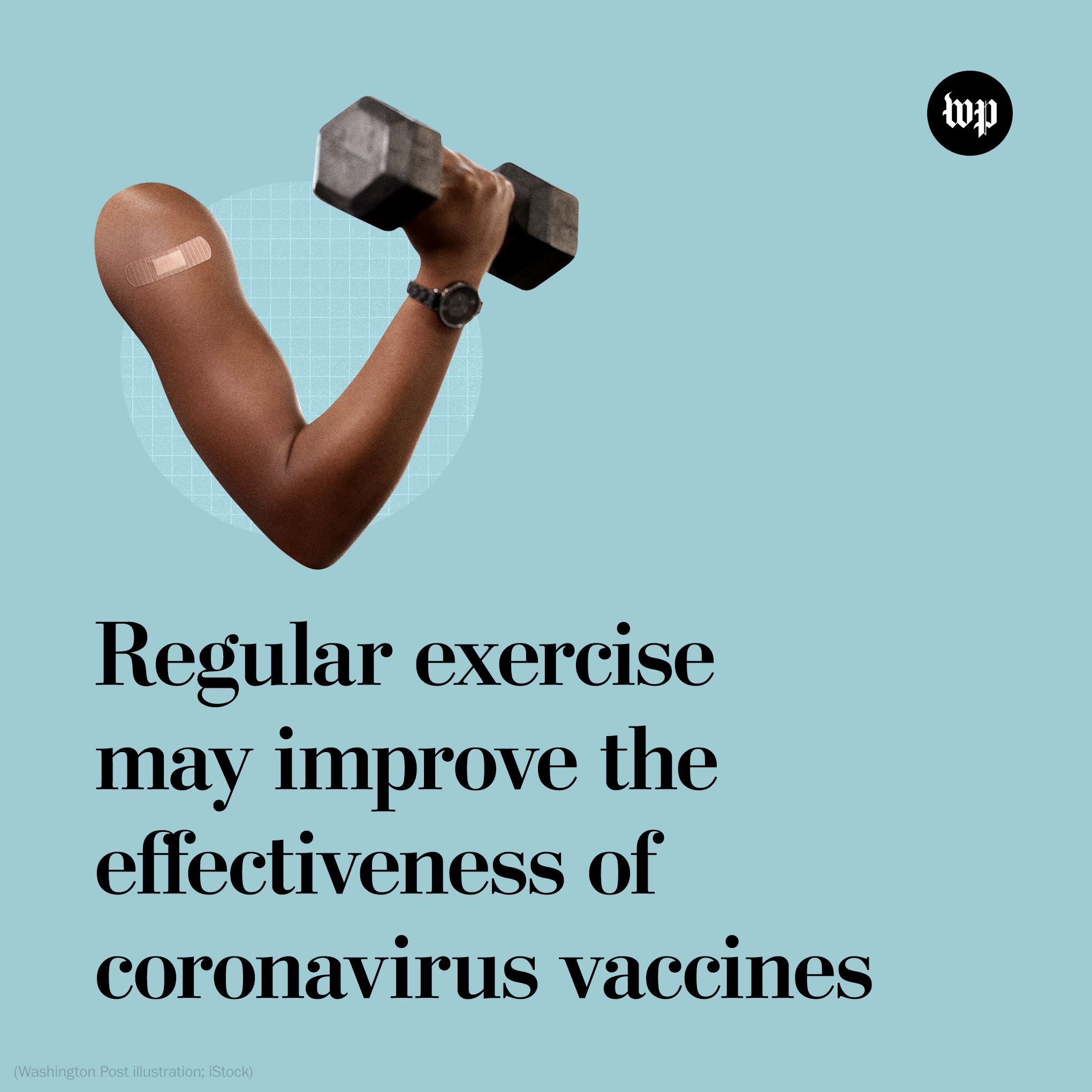Regular exercise may improve the effectiveness of coronavirus vaccines