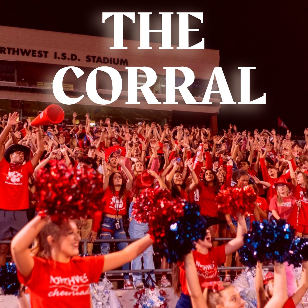 TheCorral_NHS's tweet photo. Hey texans, let's fill up the corral for the Burleson Centennial game this Friday! Gonna be a good game!! #lassothewin #rainorshine https://t.co/NKbpNaddPc