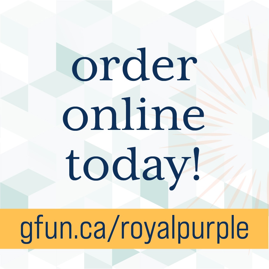 💜 The Ponoka Royal Purple supports the elderly and children by donating to the Youth Centre and BBBS. 

Support them by purchasing @nossackg products online ➡ l8r.it/ypPI, or contacting them directly. The order deadline is November 14, so don't delay! 💜